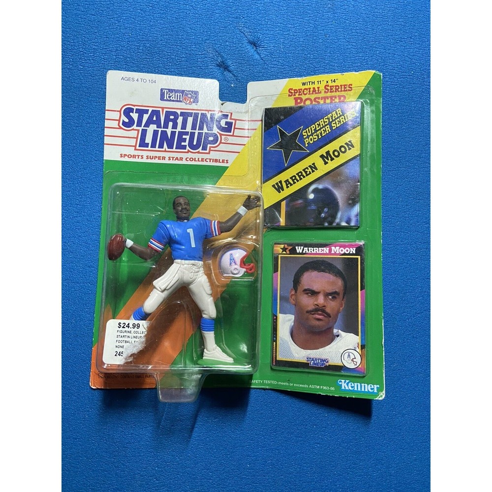 HOUSTON OILERS TENNESSEE TITANS WARREN MOON SLU FIGURE ASTROS ROCKETS TEXANS